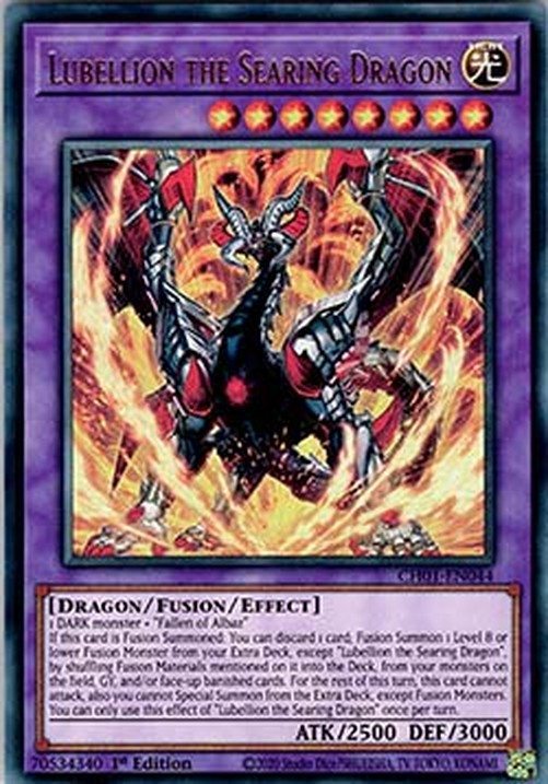 Yu-Gi-Oh! CH01 Lubellion the Searing Dragon