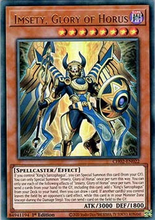 Yu-Gi-Oh! CH02 Imsety, Glory of Horus