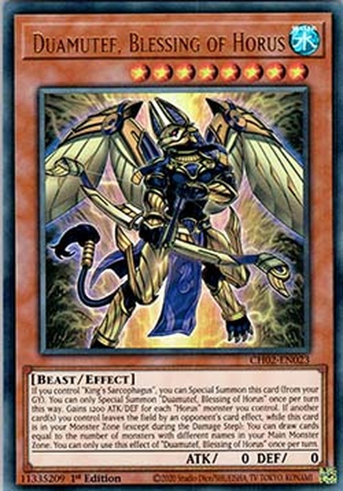 Yu-Gi-Oh! CH02 Duamutef, Blessing of Horus