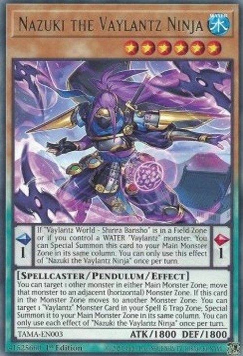 Yu-Gi-Oh! TAMA Nazuki the Vaylantz Ninja