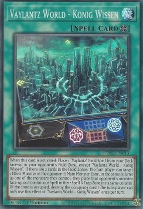 Yu-Gi-Oh! TAMA Vaylantz World - Konig Wissen