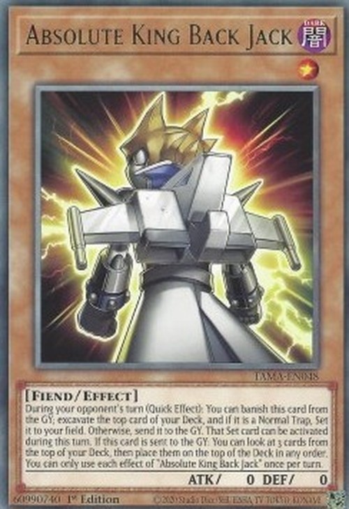 Yu-Gi-Oh! TAMA Absolute King Back Jack