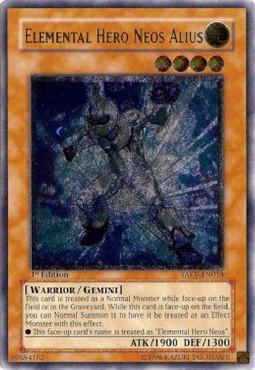 Yu-Gi-Oh! TAEV Elemental HERO Neos Alius (V.2 - Ultimate Rare)