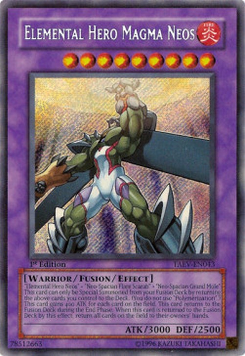 Yu-Gi-Oh! TAEV Elemental HERO Magma Neos