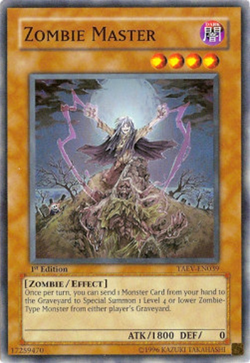 Yu-Gi-Oh! TAEV Zombie Master (V.1 - Super Rare)