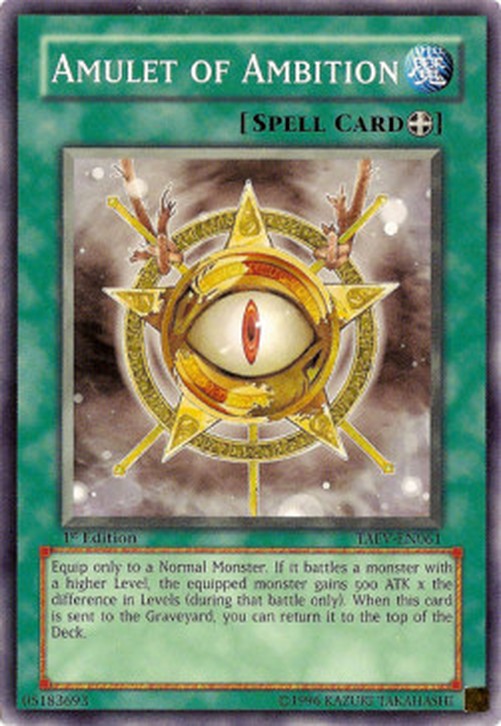 Yu-Gi-Oh! TAEV Amulet of Ambition