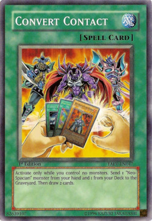 Yu-Gi-Oh! TAEV Convert Contact