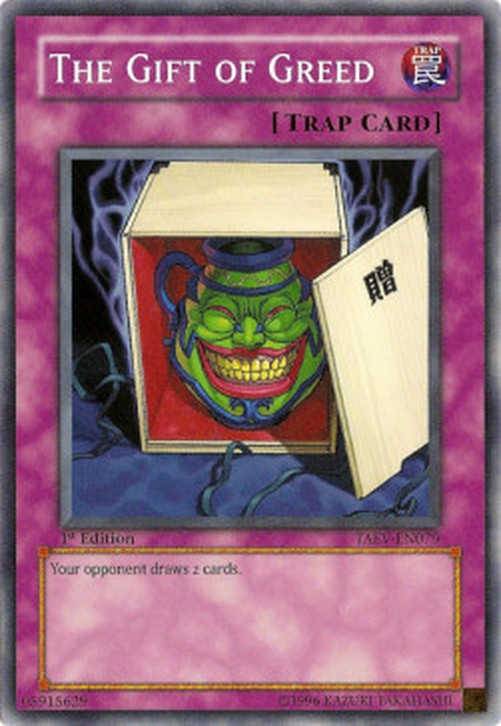 Yu-Gi-Oh! TAEV The Gift of Greed