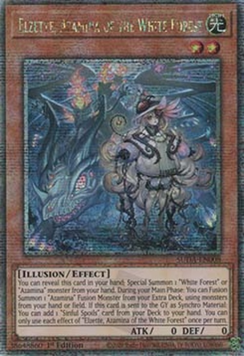 Yu-Gi-Oh! SUDA Elzette, Azamina of the White Forest (V.2 - Quarter Century