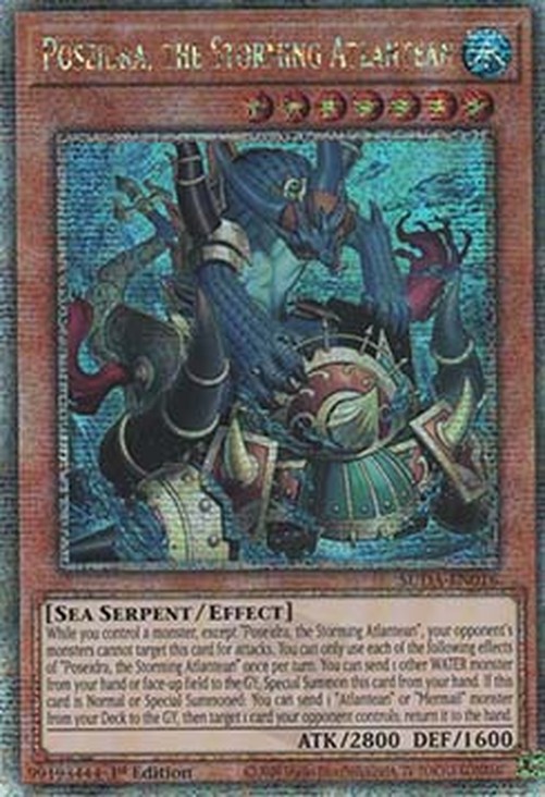 Yu-Gi-Oh! SUDA Poseidra, the Storming Atlantean (V.2 - Quarter Century Secr
