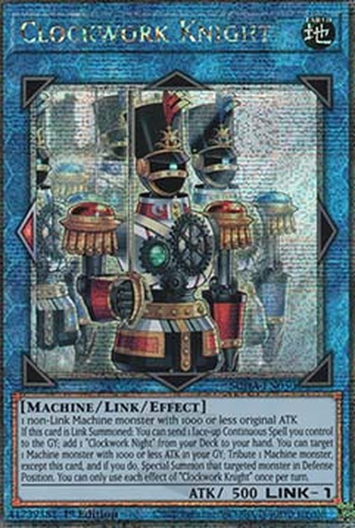 Yu-Gi-Oh! SUDA Clockwork Knight (V.2 - Quarter Century Secret Rare)