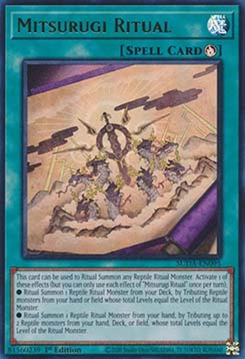 Yu-Gi-Oh! SUDA Mitsurugi Ritual (V.1 - Ultra Rare)