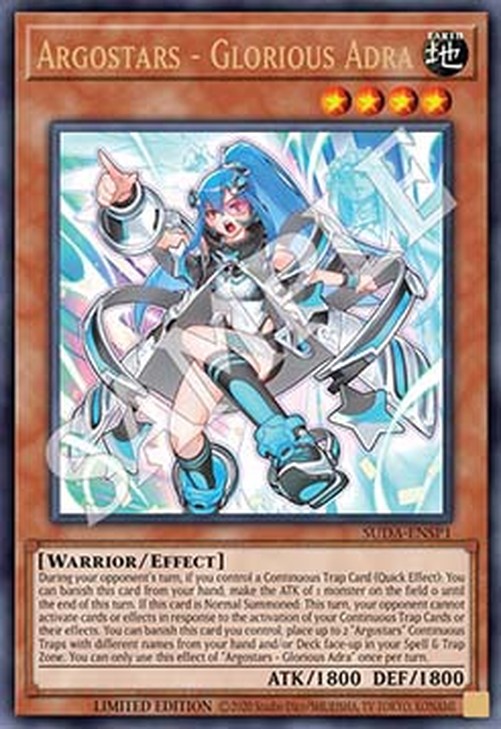 Yu-Gi-Oh! SUDA Argostars - Glorious Adra (V.2 - Ultra Rare)
