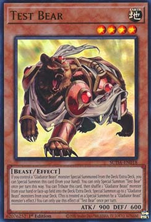 Yu-Gi-Oh! SUDA Test Bear (V.1 - Ultra Rare)