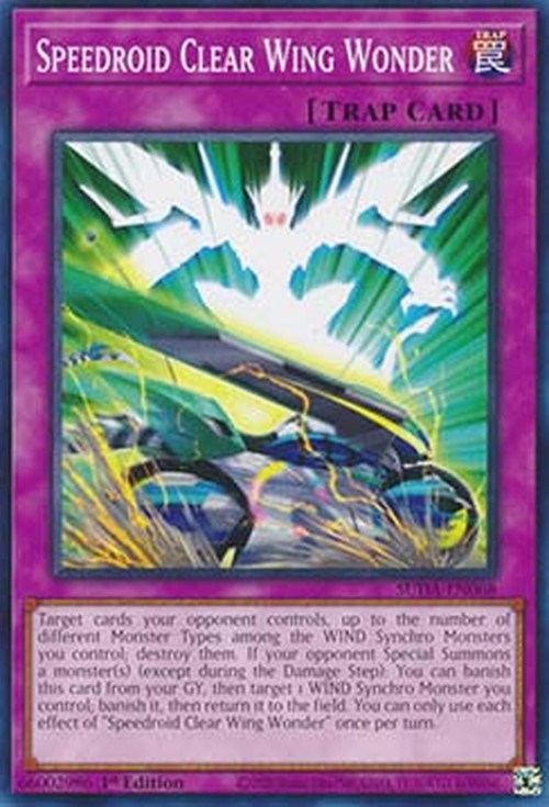 Yu-Gi-Oh! SUDA Speedroid Clear Wing Wonder