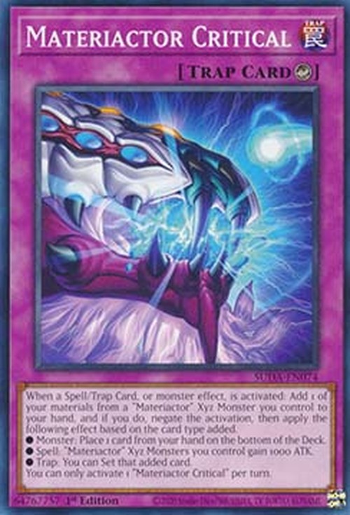 Yu-Gi-Oh! SUDA Materiactor Critical