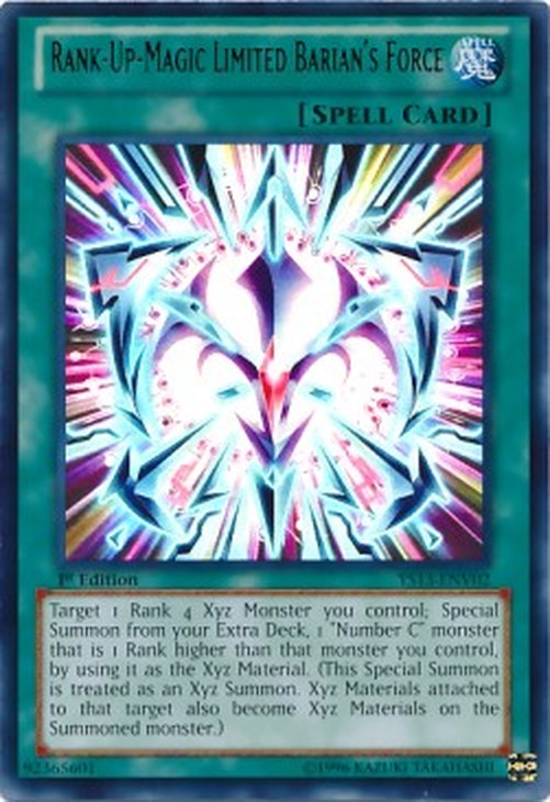 Yu-Gi-Oh! YS13 Rank-Up-Magic Limited Barian's Force