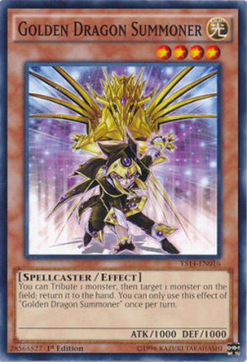 Yu-Gi-Oh! YS14 Golden Dragon Summoner