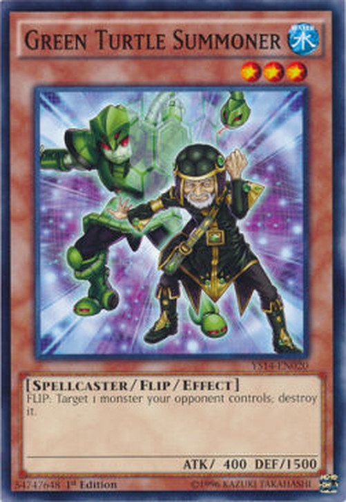 Yu-Gi-Oh! YS14 Green Turtle Summoner