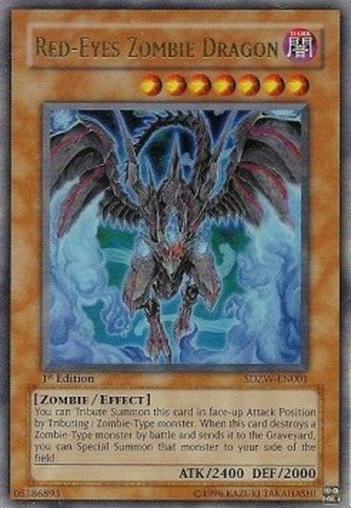 Yu-Gi-Oh! SDZW Red-Eyes Zombie Dragon