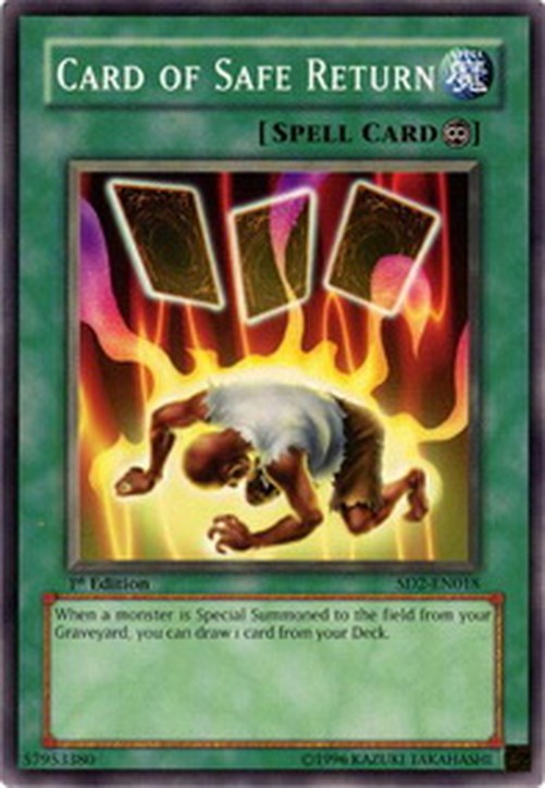 Yu-Gi-Oh! SD2 Card of Safe Return
