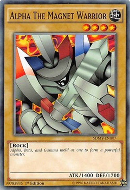 Yu-Gi-Oh! SDMY Alpha The Magnet Warrior