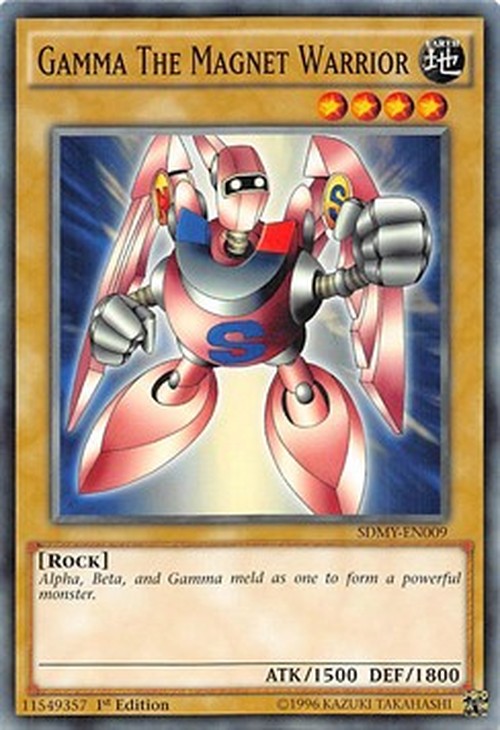 Yu-Gi-Oh! SDMY Gamma The Magnet Warrior