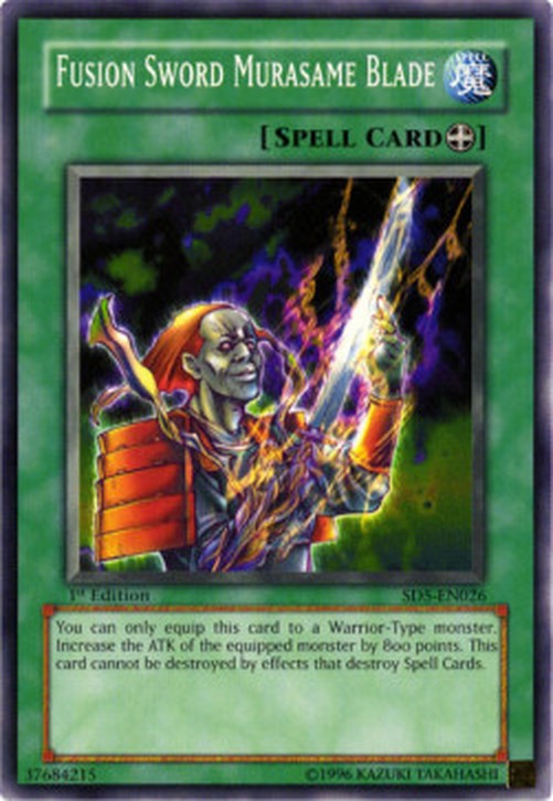 Yu-Gi-Oh! SD5 Fusion Sword Murasame Blade