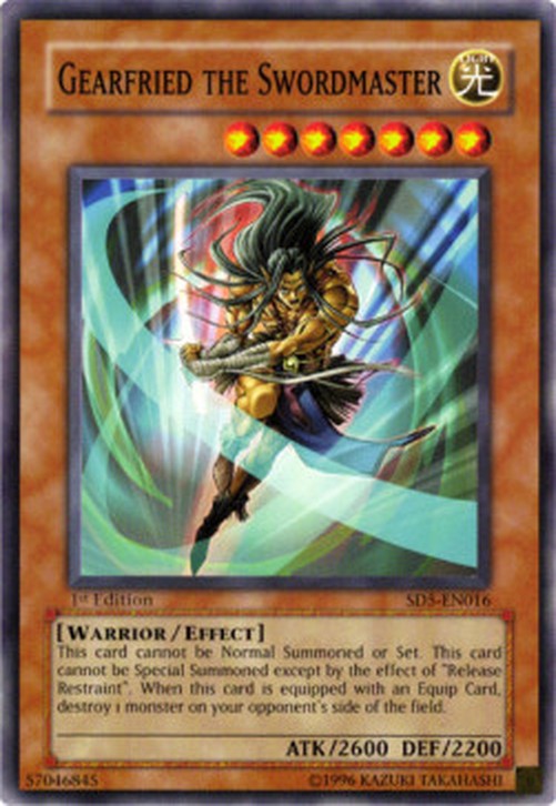 Yu-Gi-Oh! SD5 Gearfried the Swordmaster