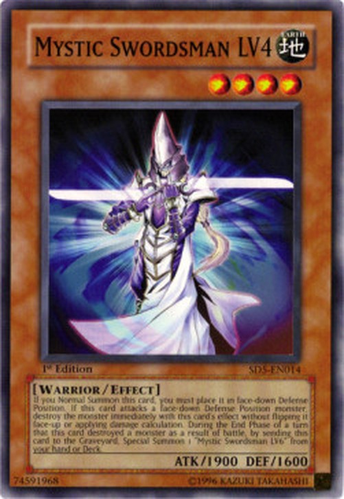 Yu-Gi-Oh! SD5 Mystic Swordsman LV4