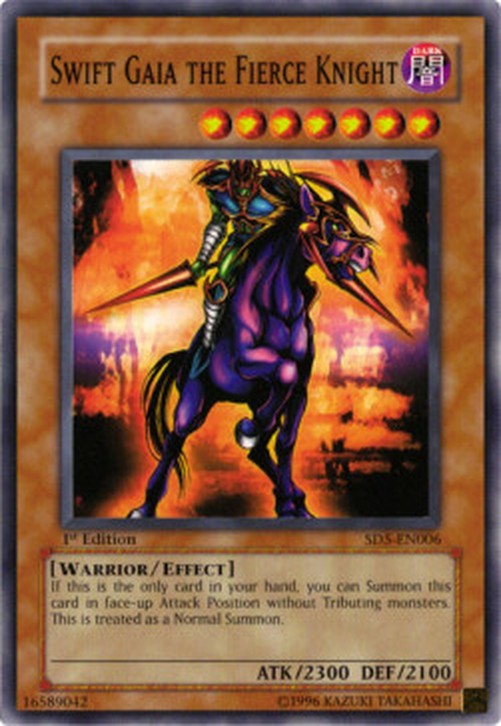 Yu-Gi-Oh! SD5 Swift Gaia the Fierce Knight