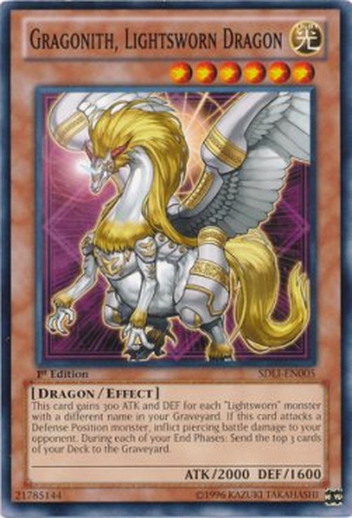Yu-Gi-Oh! SDLI Gragonith, Lightsworn Dragon