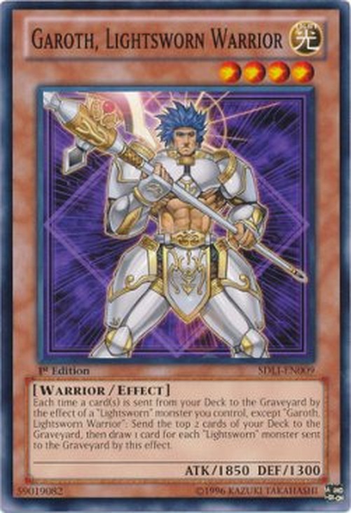 Yu-Gi-Oh! SDLI Garoth, Lightsworn Warrior