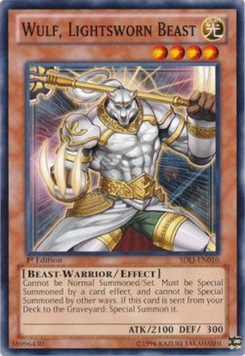 Yu-Gi-Oh! SDLI Wulf, Lightsworn Beast