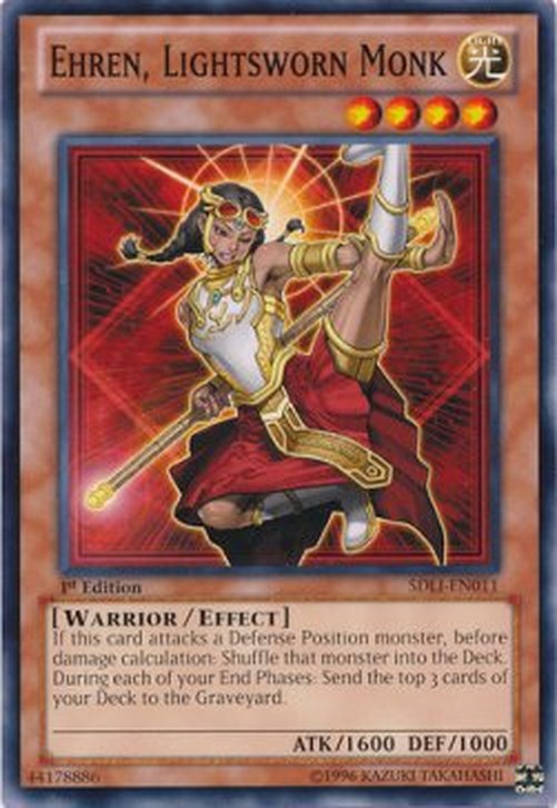 Yu-Gi-Oh! SDLI Ehren, Lightsworn Monk