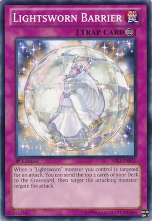 Yu-Gi-Oh! SDLI Lightsworn Barrier