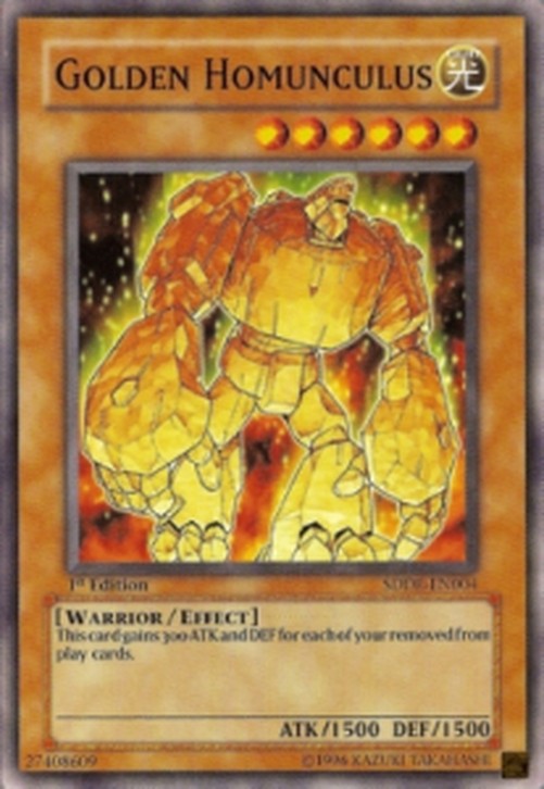 Yu-Gi-Oh! SDDE Golden Homunculus