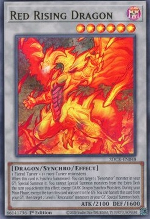 Yu-Gi-Oh! SDCK Red Rising Dragon