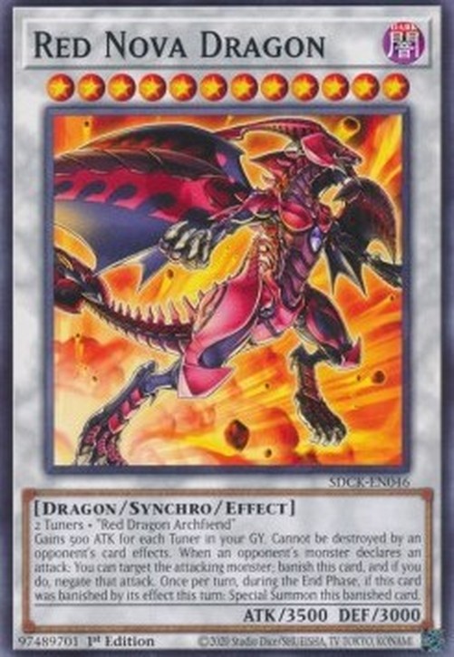 Yu-Gi-Oh! SDCK Red Nova Dragon