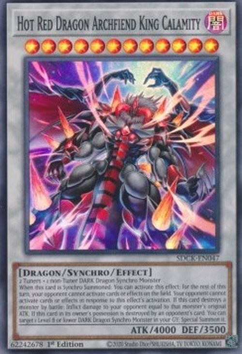 Yu-Gi-Oh! SDCK Hot Red Dragon Archfiend King Calamity