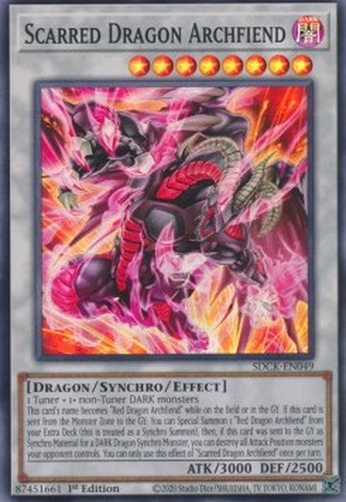 Yu-Gi-Oh! SDCK Scarred Dragon Archfiend