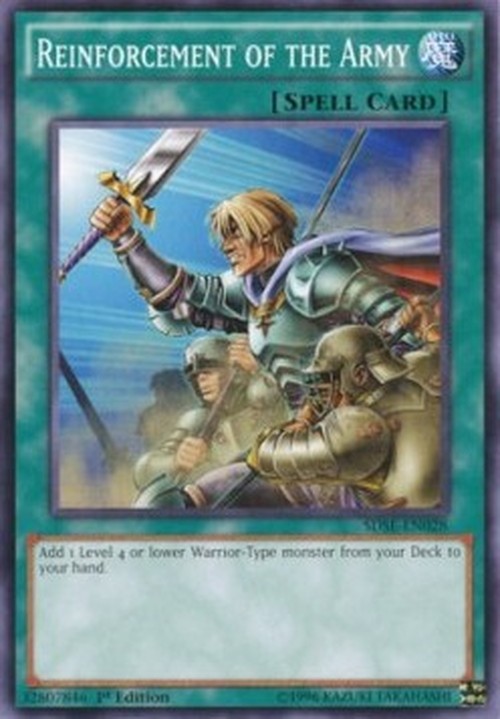 Yu-Gi-Oh! SDSE Reinforcement of the Army