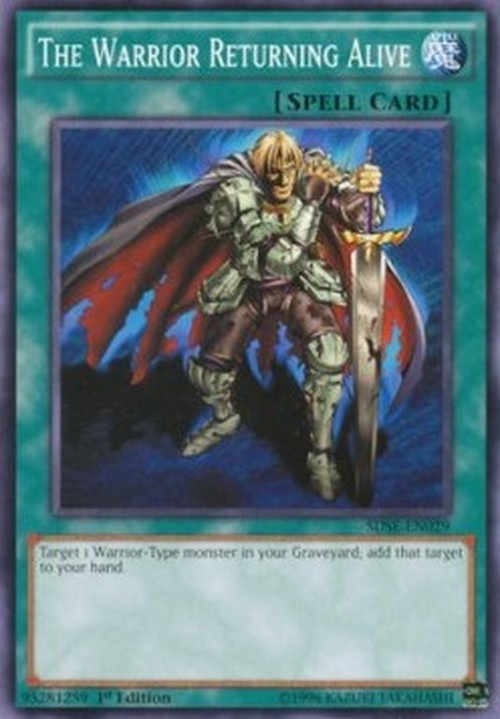 Yu-Gi-Oh! SDSE The Warrior Returning Alive