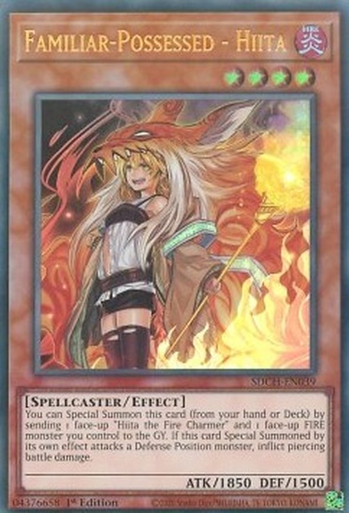 Yu-Gi-Oh! SDCH Familiar-Possessed - Hiita (V.2 - Ultra Rare)