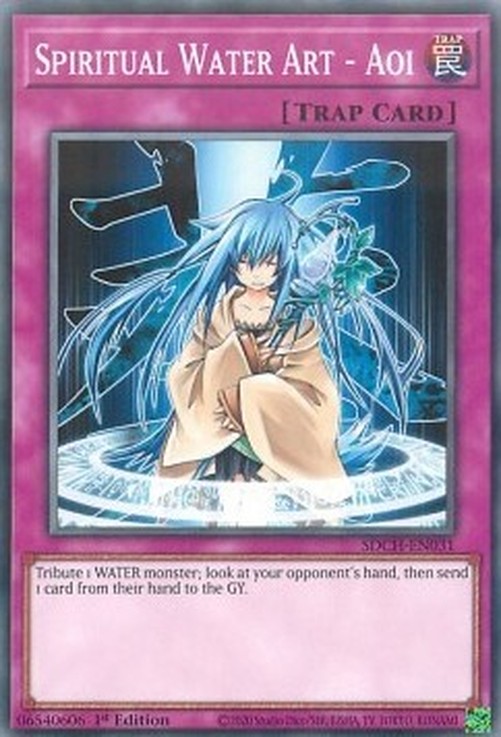 Yu-Gi-Oh! SDCH Spiritual Water Art - Aoi