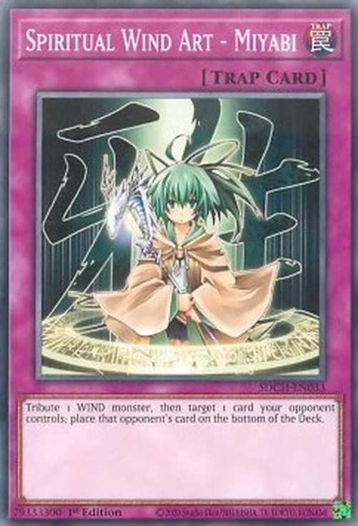Yu-Gi-Oh! SDCH Spiritual Wind Art - Miyabi