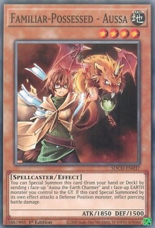 Yu-Gi-Oh! SDCH Familiar-Possessed - Aussa (V.1 - Common)