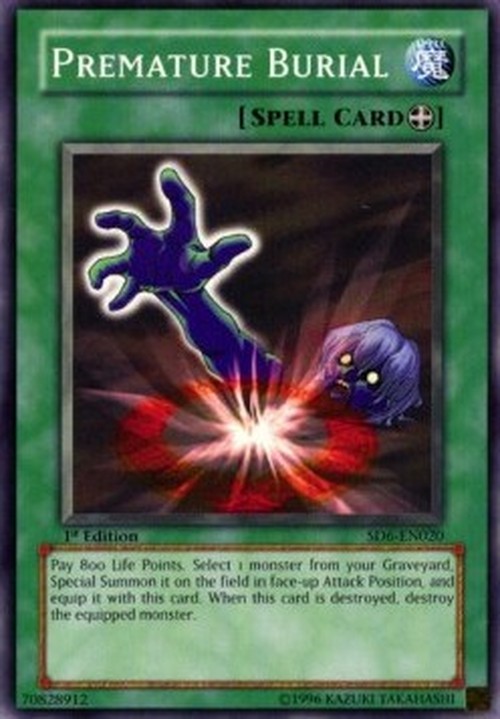 Yu-Gi-Oh! SD6 Premature Burial