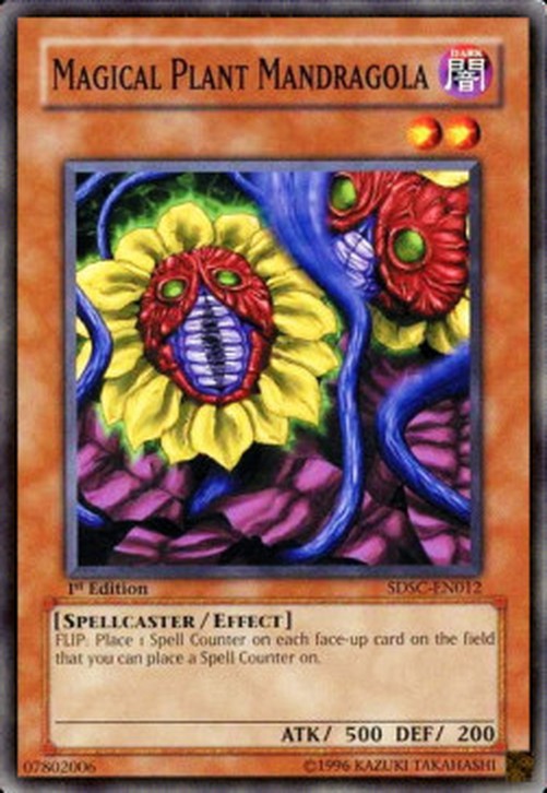 Yu-Gi-Oh! SDSC Magical Plant Mandragola