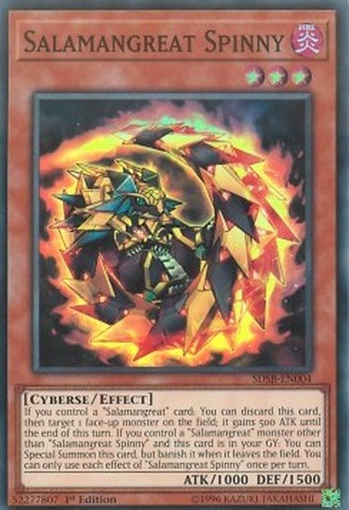 Yu-Gi-Oh! SDSB Salamangreat Spinny